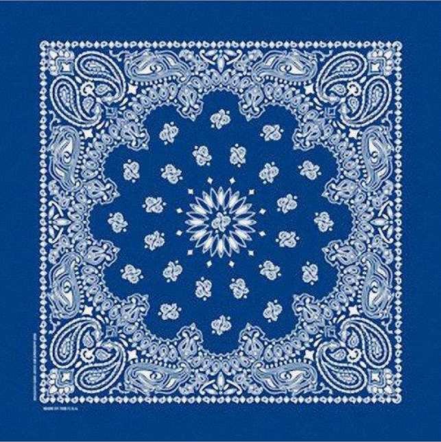 Khăn Bandana (Khăn Turban EXO) Màu Xanh Dương - Mã B006