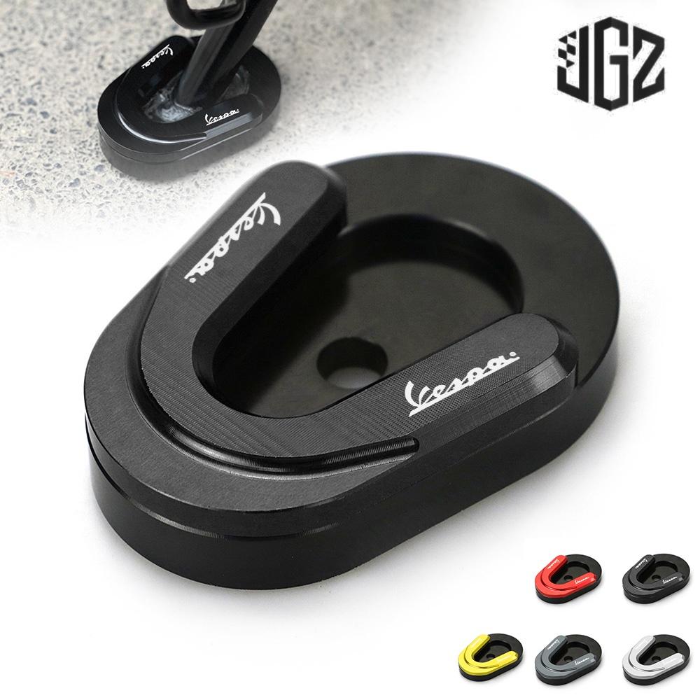 Bọc chân chống Vespa móng ngựa for VESPA Sprint Primavera 150 Motorcycl CNC Kickstand Extension Side Stand Enlarger Plate Pad Enlarge S LX LV 125 150 2013-2021 3D