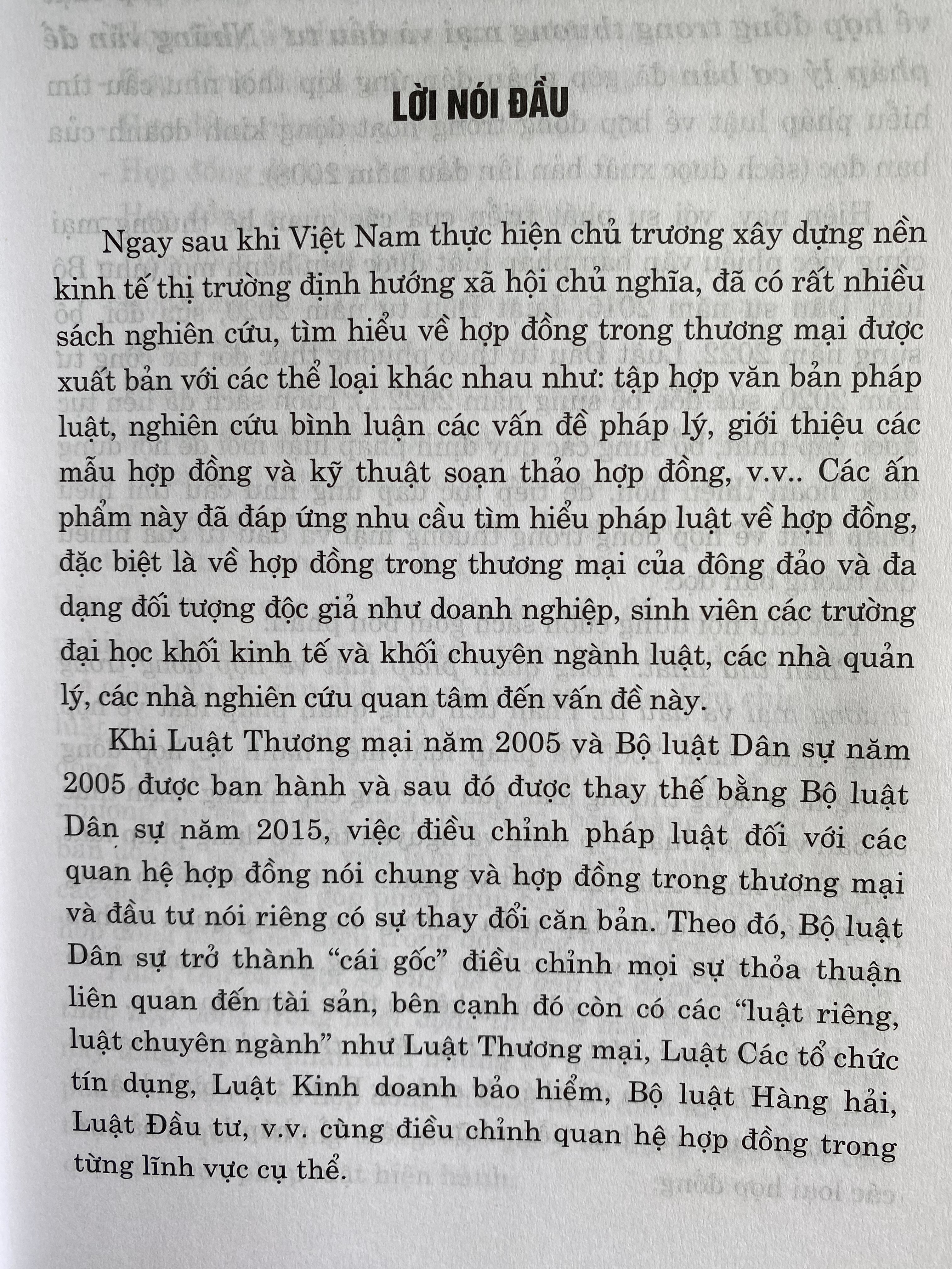 Sách - PHÁP LUẬT VỀ HỢP ĐỒNG TRONG THƯƠNG MẠI VÀ 1 ĐẦU TƯ NHỮNG VẤN ĐỀ PHÁP LÝ CƠ BẢN