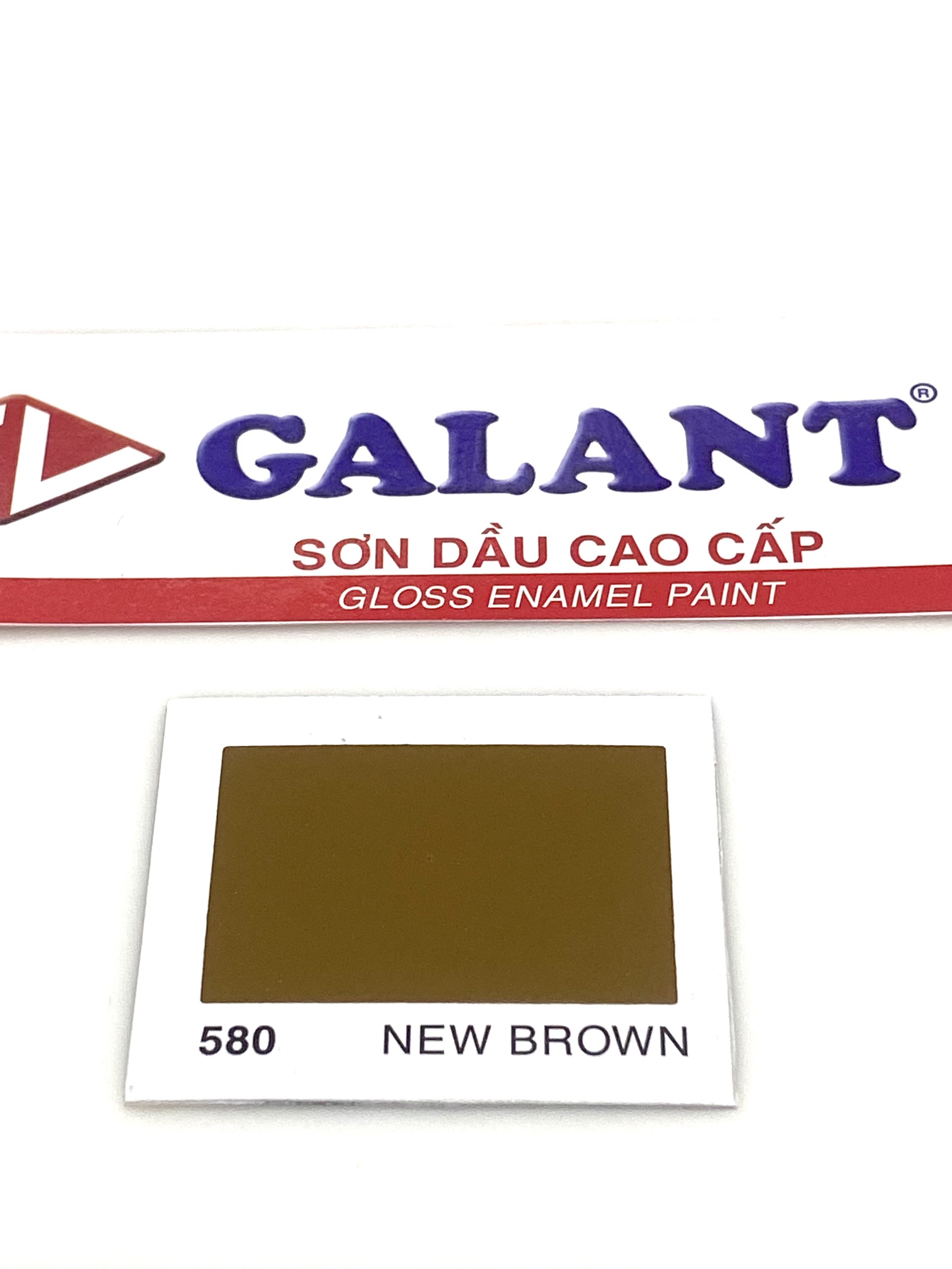Sơn dầu Galant màu nâu New Brown 580 _0.8L