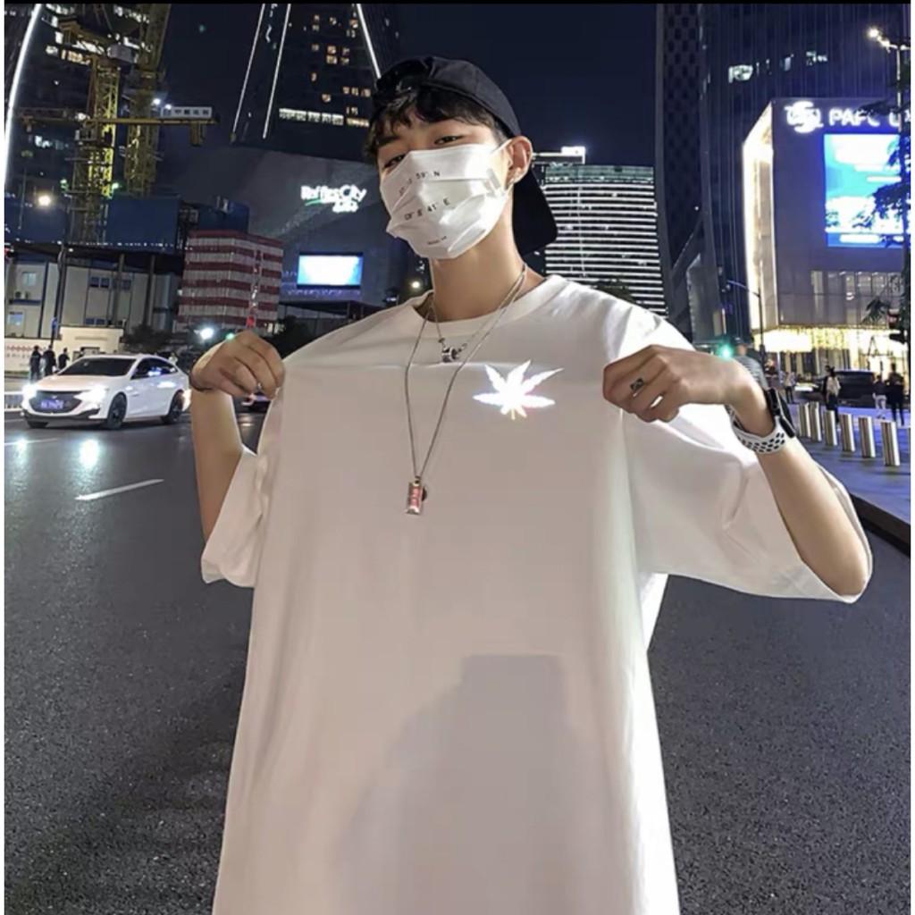 Áo thun nam tay lỡ form rộng lá MMANATIX vải cotton trumunisex thengaustyle