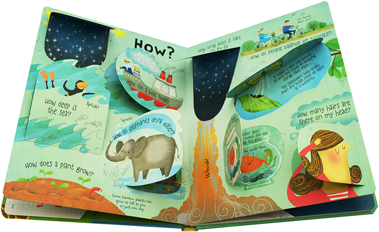 Sách tương tác tiếng Anh - Usborne Lift-the-flap Questions & Answers about Our World