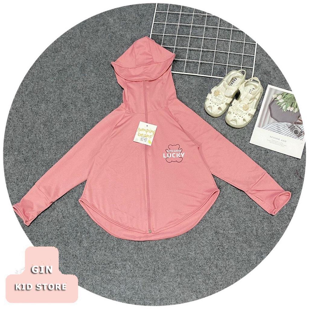 Áo chống nắng cho bé gái, GIN Kids Store, Áo khoác nắng chất liệu thông hơi chống tia chống tia UV cho bé trai, bé gái