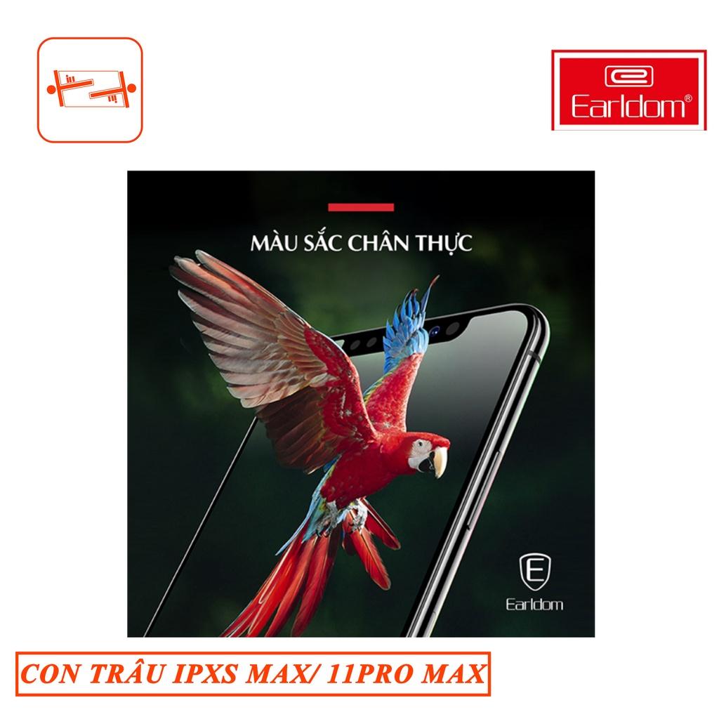 Cường Lực DÀNH CHO IPHONE XSMAX/ 11 PRO MAX (Đen) Con Trâu Earldom