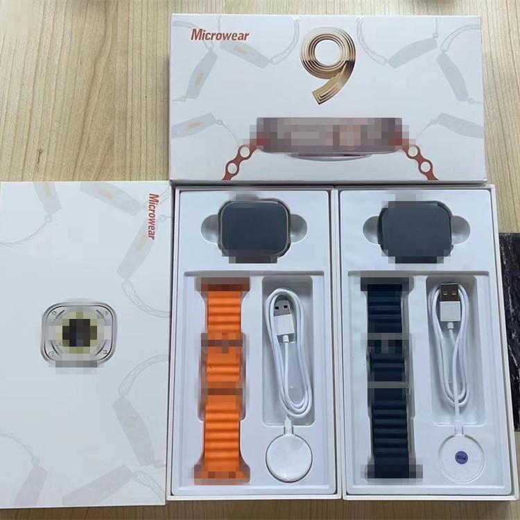 Giao hàng nhanh Đồng hồ thông minh Micro Wear Ultra9 W59 WeChat Thanh toán kép Trò chơi Kiểm soát truy cập NFC Khóa vít thật W68+