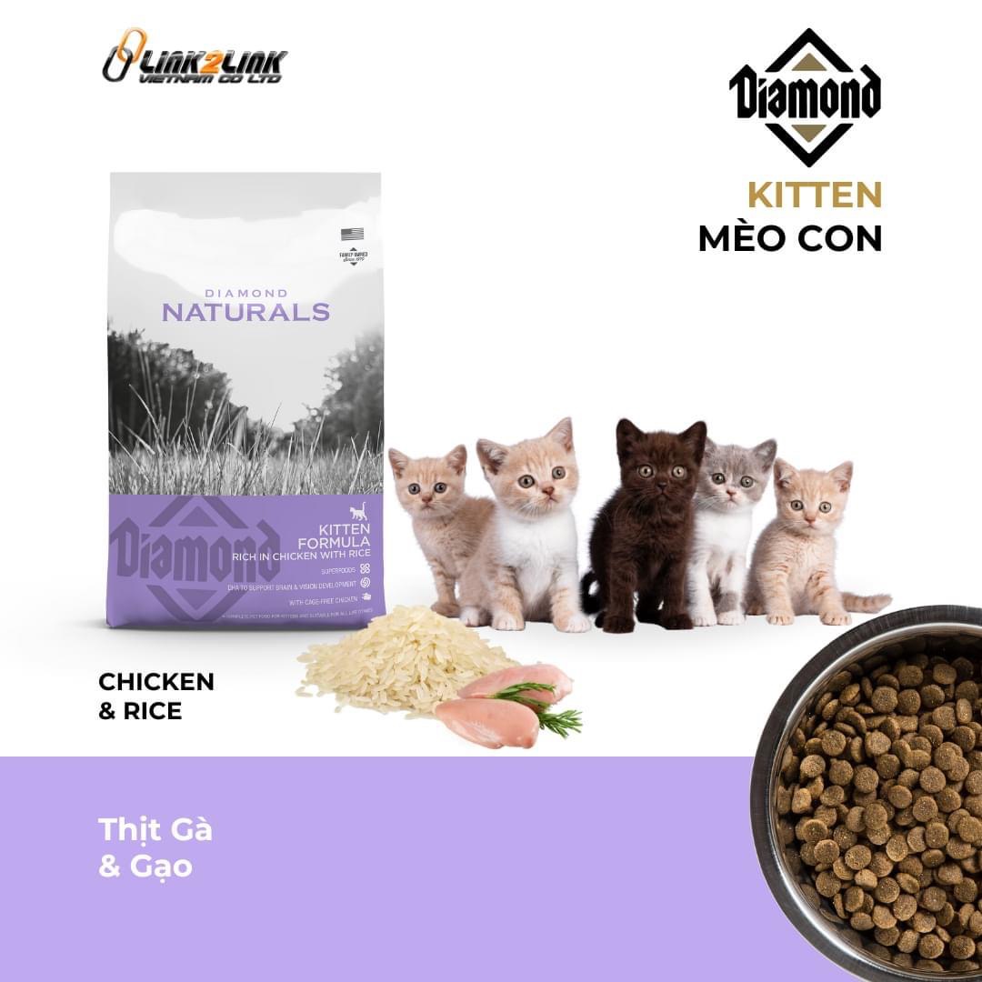 Thức Ăn Hạt Cao Cấp SUPERFOOD DIAMOND NATURALS _ Made in USA