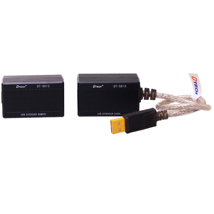 Bộ khuếch đại tín hiệu USB qua LAN RJ45 60m DT-5015 DTECH, Tương thích hầu hết với các thiết bị có cổng HDMI,Nên sử dụng cáp chính hãng - Hàng Chính Hãng