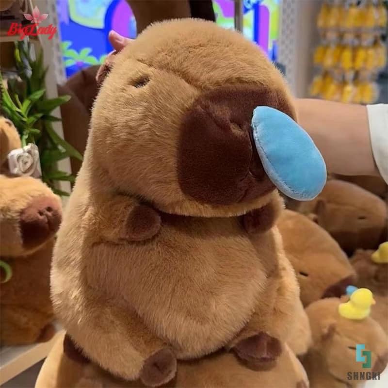Gấu Bông Capybara Chảy Nước Mũi, Thú Nhồi Bông Capybara xinh xắn dễ thương