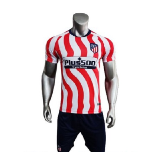 Quần áo bóng đá Atletico Madrid màu Sọc Đỏ Trắng
