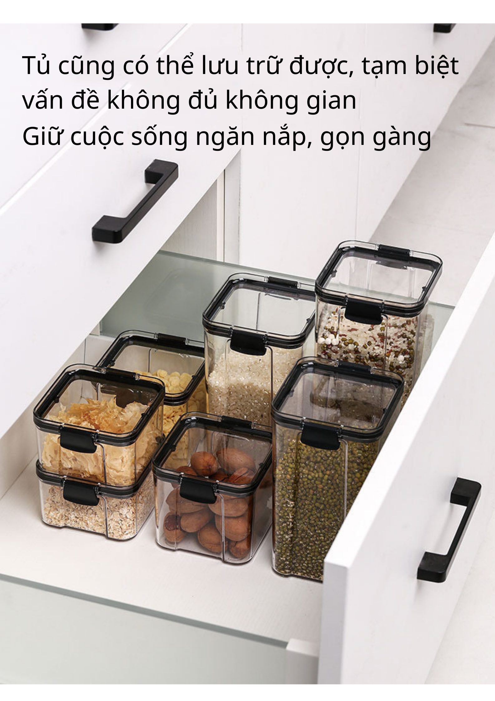 Hộp Nhựa Đựng Thực Phẩm Trong Tủ Lạnh GAGI Mã GH02 Có Nắp Kín Khí, Chịu Lực Tốt Đa Dạng Thể Tích Phù Hợp Cho Nhiều Loại Thực Phẩm - Hàng Chính Hãng