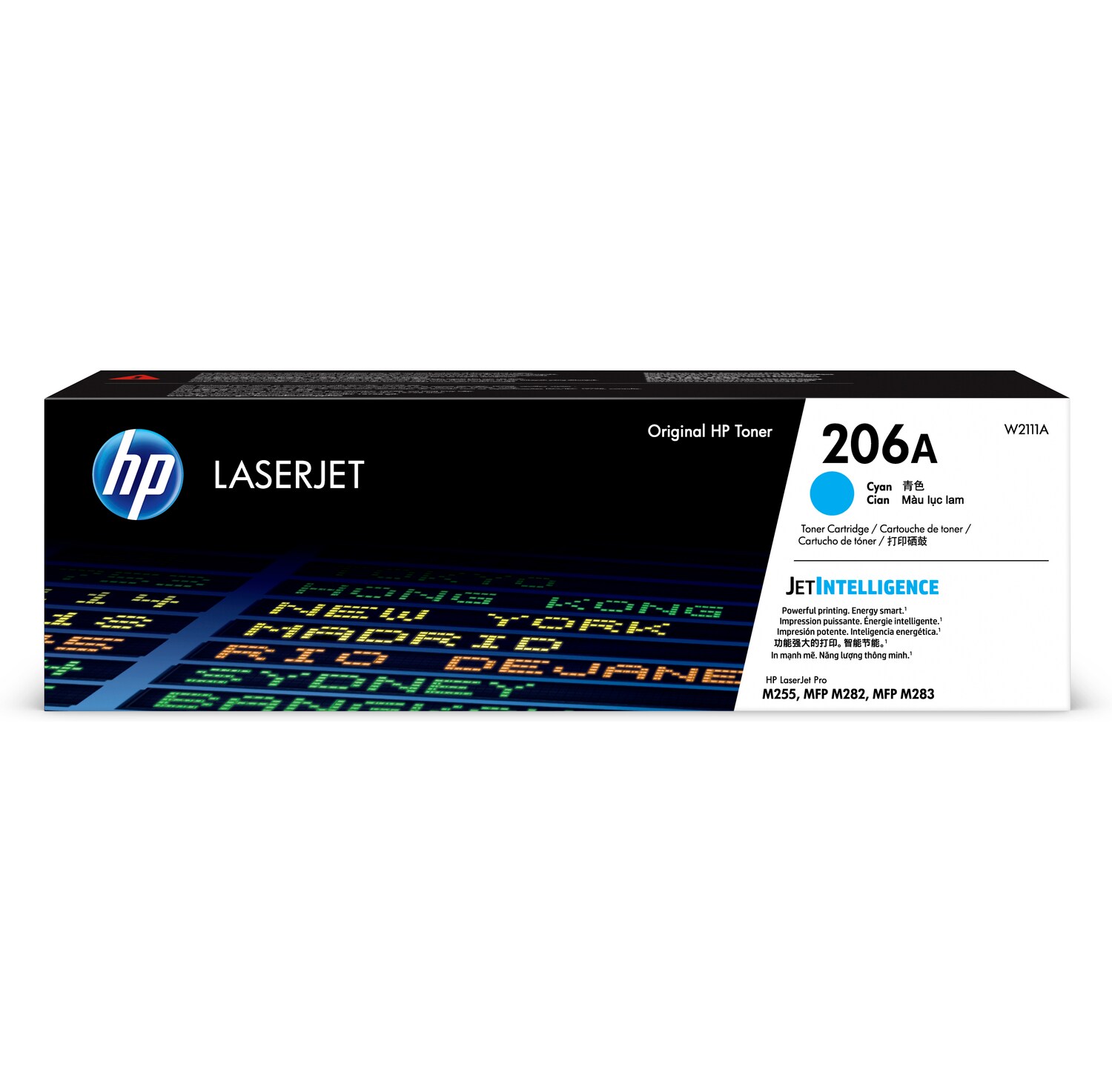 Hộp mực in laser màu lục lam HP 206A dùng cho máy in LaserJet (W2111A) - Hàng chính hãng