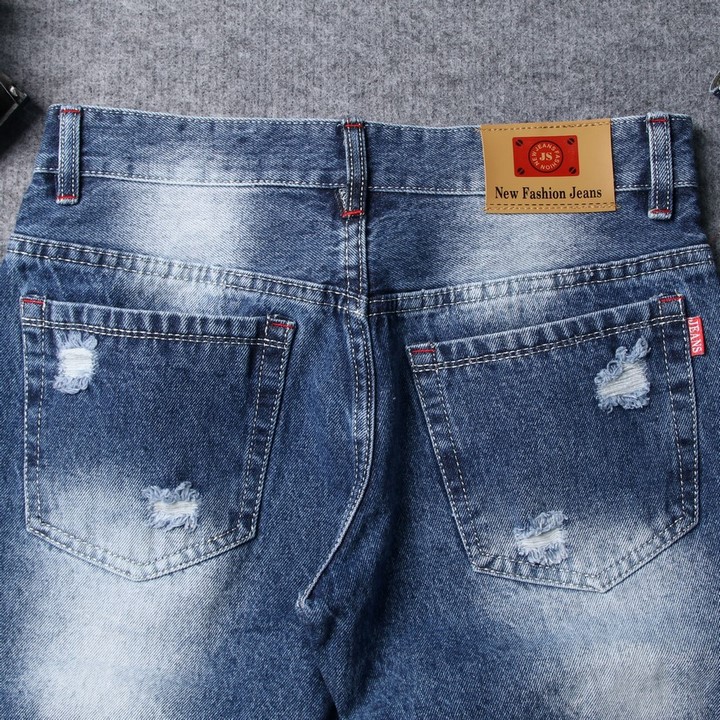 Quần short jean nam xanh đậm Q418 MĐ