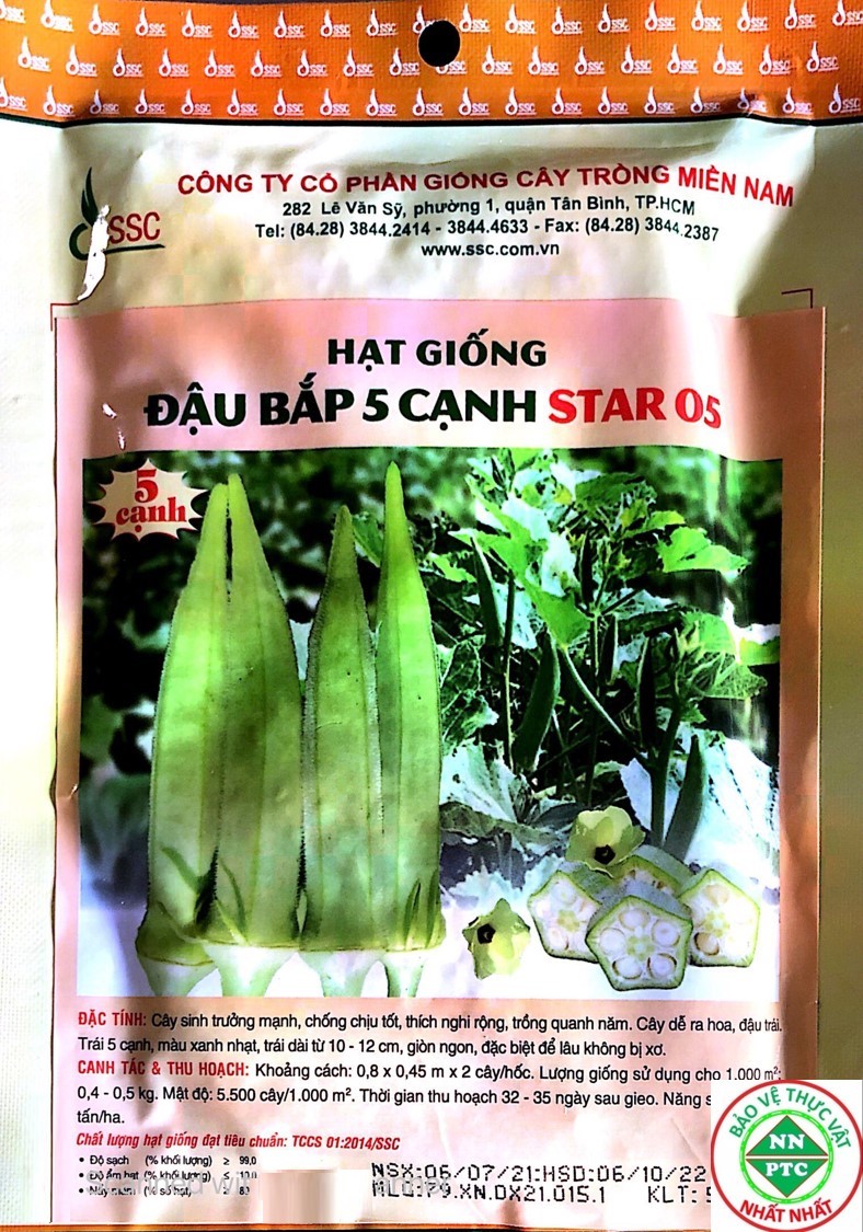 HẠT GIỐNG ĐẬU BẮP 5 CẠNH STAR 5