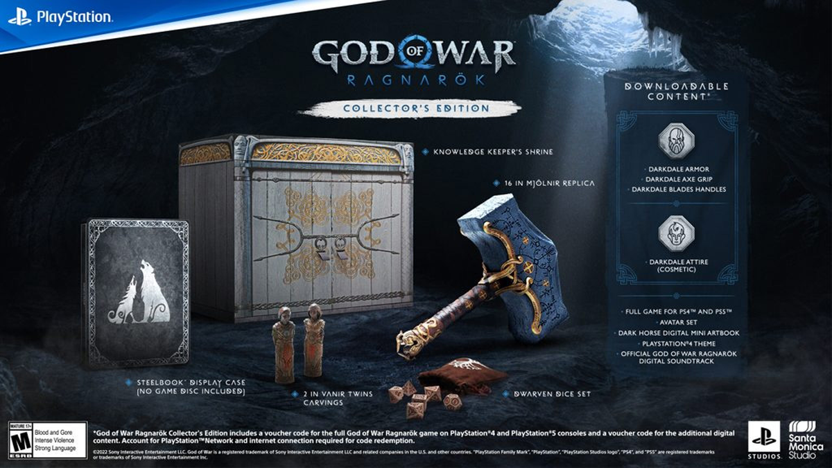 Bộ đĩa game PS5 God of War Ragnarok - Collector’s Edition - Hàng chính hãng