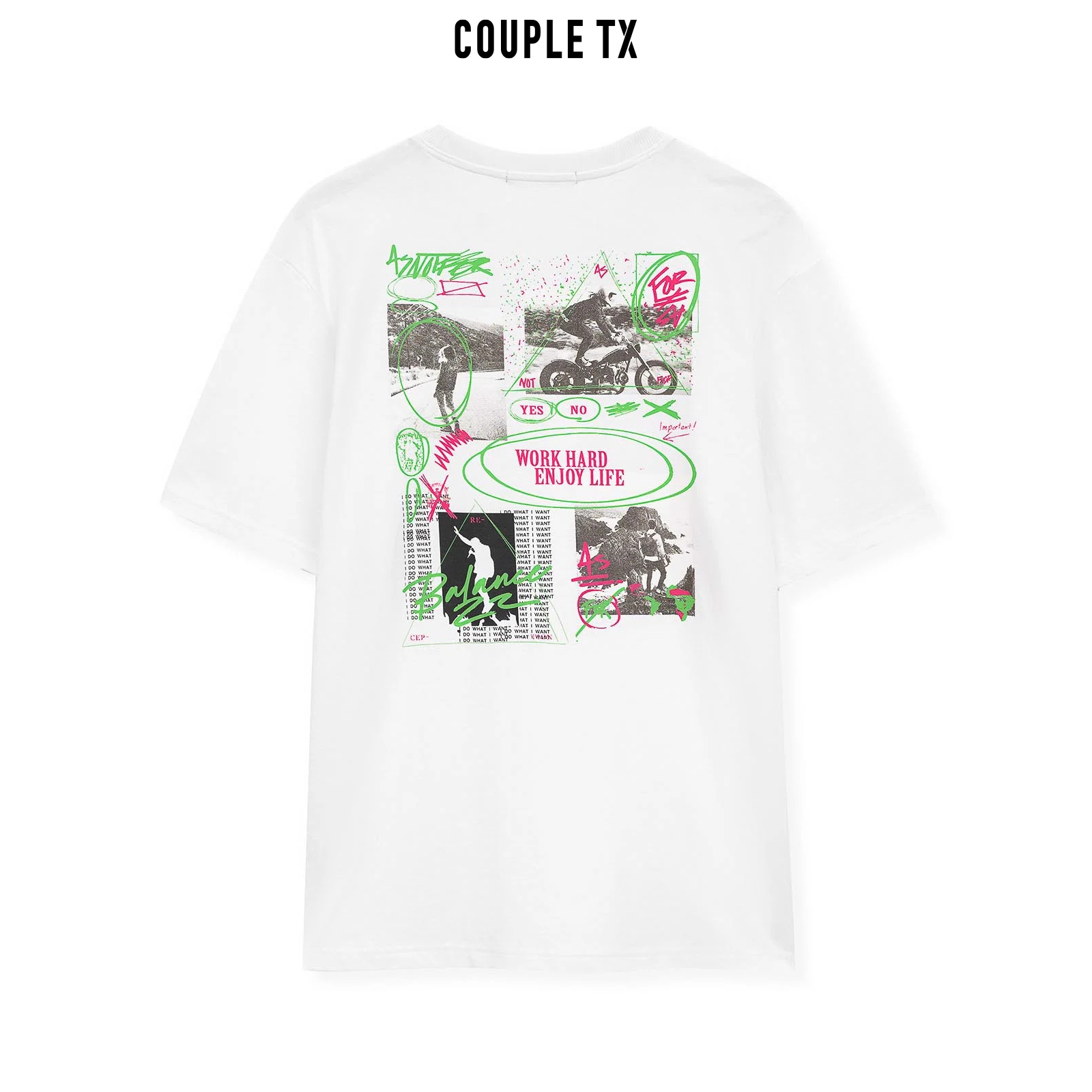 COUPLE TX - Áo Thun Nam Graphic Trải Nghiệm Khám Phá MTS 1185