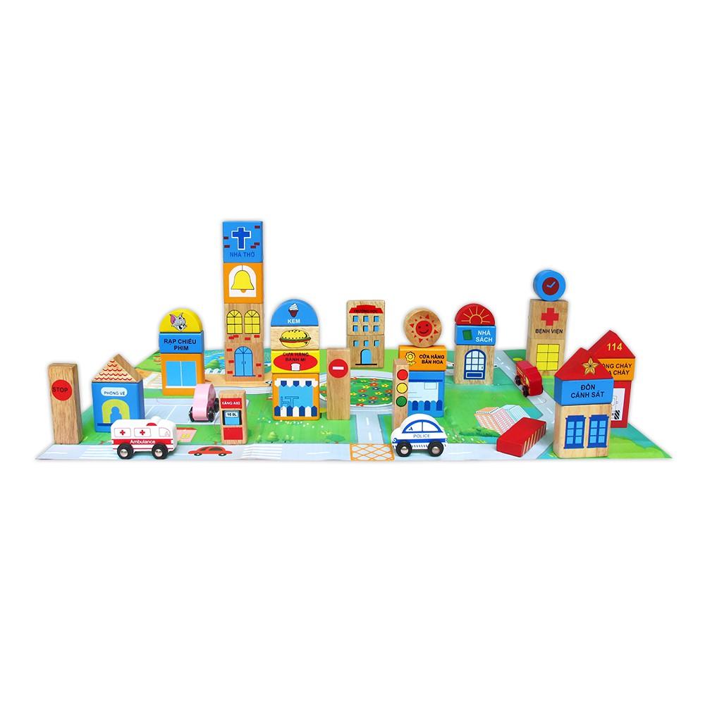 Đồ chơi gỗ Winwintoys - Thành phố tương lai - 60522