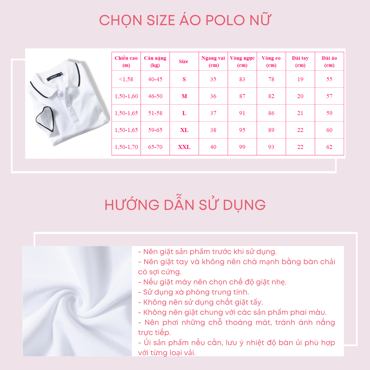 Áo polo nữ ADINO màu trắng phối viền xẻ lai vải cotton co giãn dáng slimfit trẻ trung APN02