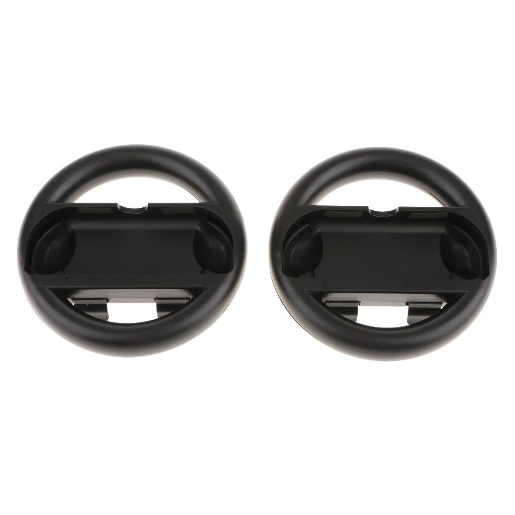 2Packs Racing Steering Wheel Console Handle Grip for Nintendo Switch Joy-con