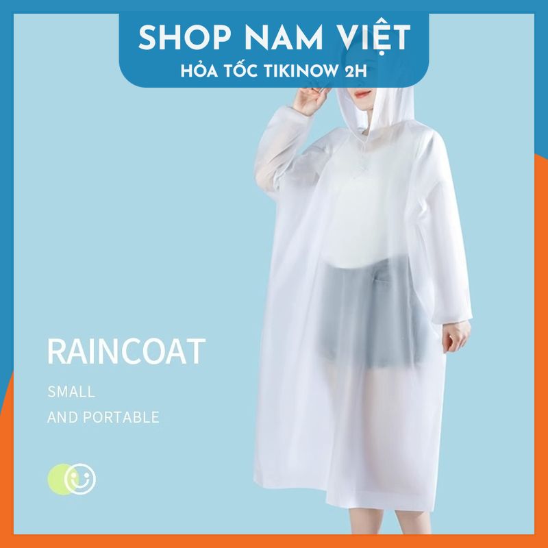 Áo Mưa Mặc Một Lần Có Nón Loại Tốt Dai Khó Rách