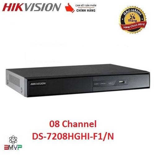 Đầu ghi hình 8 kênh Turbo HD 3.0 Hikvision DS-7208HGHI-F1/N  - Hàng chính hãng