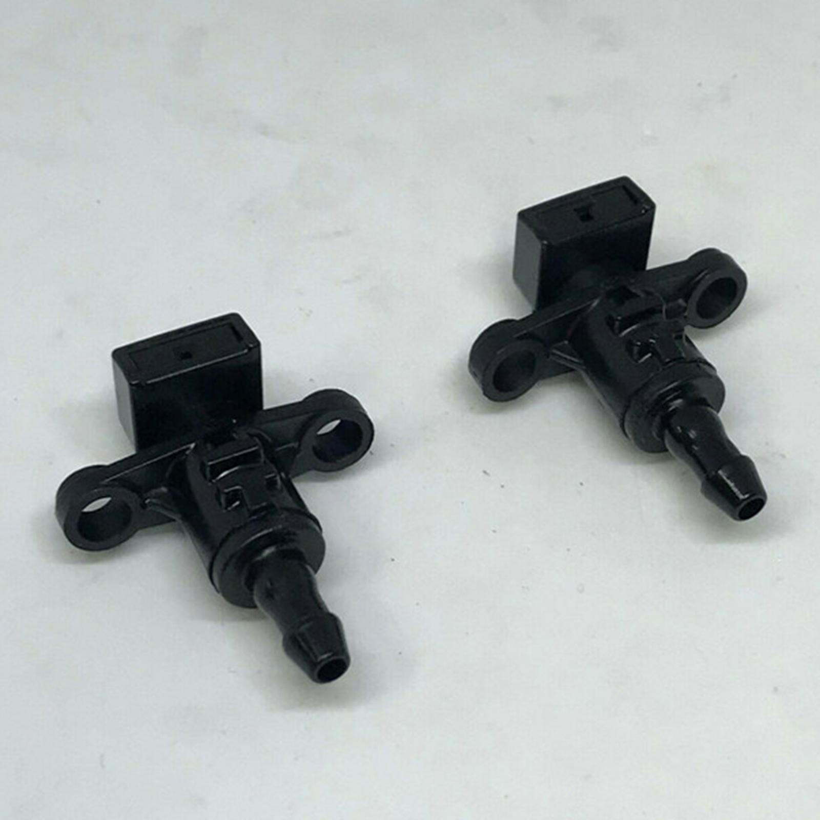 2Pcs Vehicle Windshield Washer Nozzle for Accessories
