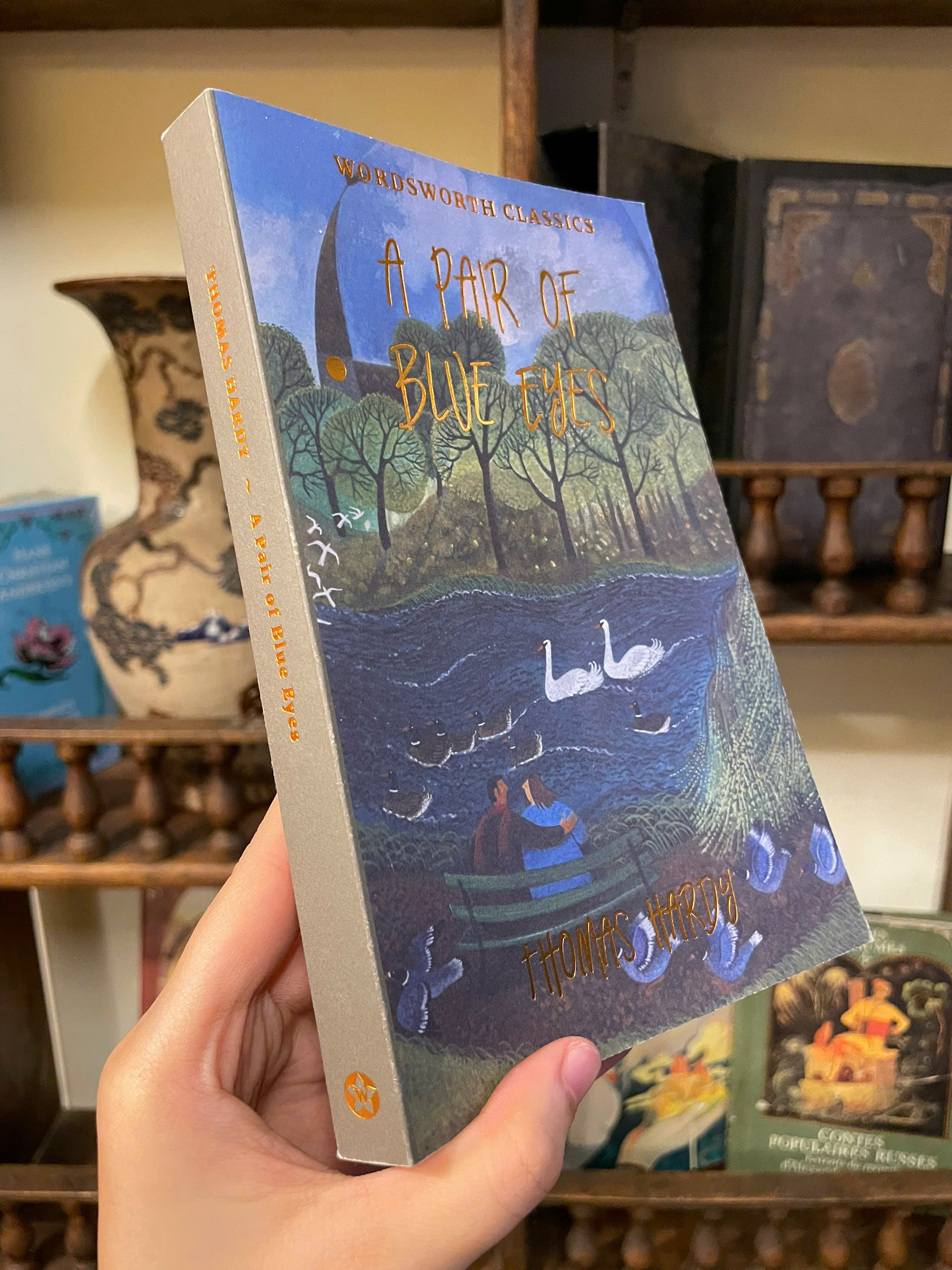 Sách - A Pair of Blue Eyes (Wordsworth Classics) by Thomas Hardy | English Romance Fiction