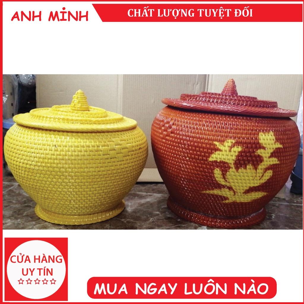 Bộ ấm giành tích ủ trà xanh bình giữ nhiệt gốm bát tràng loại 1,5 L