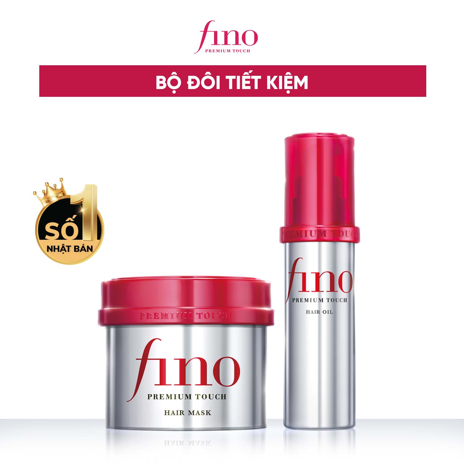 [TIẾT KIỆM HƠN]  Kem ủ tóc cao cấp FINO Premium Touch 230g + Dầu dưỡng tóc cao cấp FINO PREMIUM TOUCH HAIR OIL B 70ml