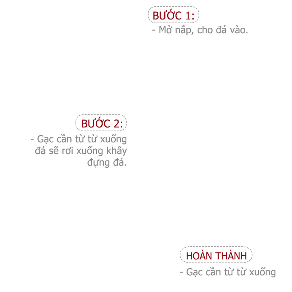 Máy Bào Đá Tuyết 1 Lưỡi ABG - Máy Xay Đá Giúp Làm Nhuyễn, Lưỡi Bằng Thép Sắc Bén Giúp Xay Mịn Đá Tuyết - Hàng Chính Hãng