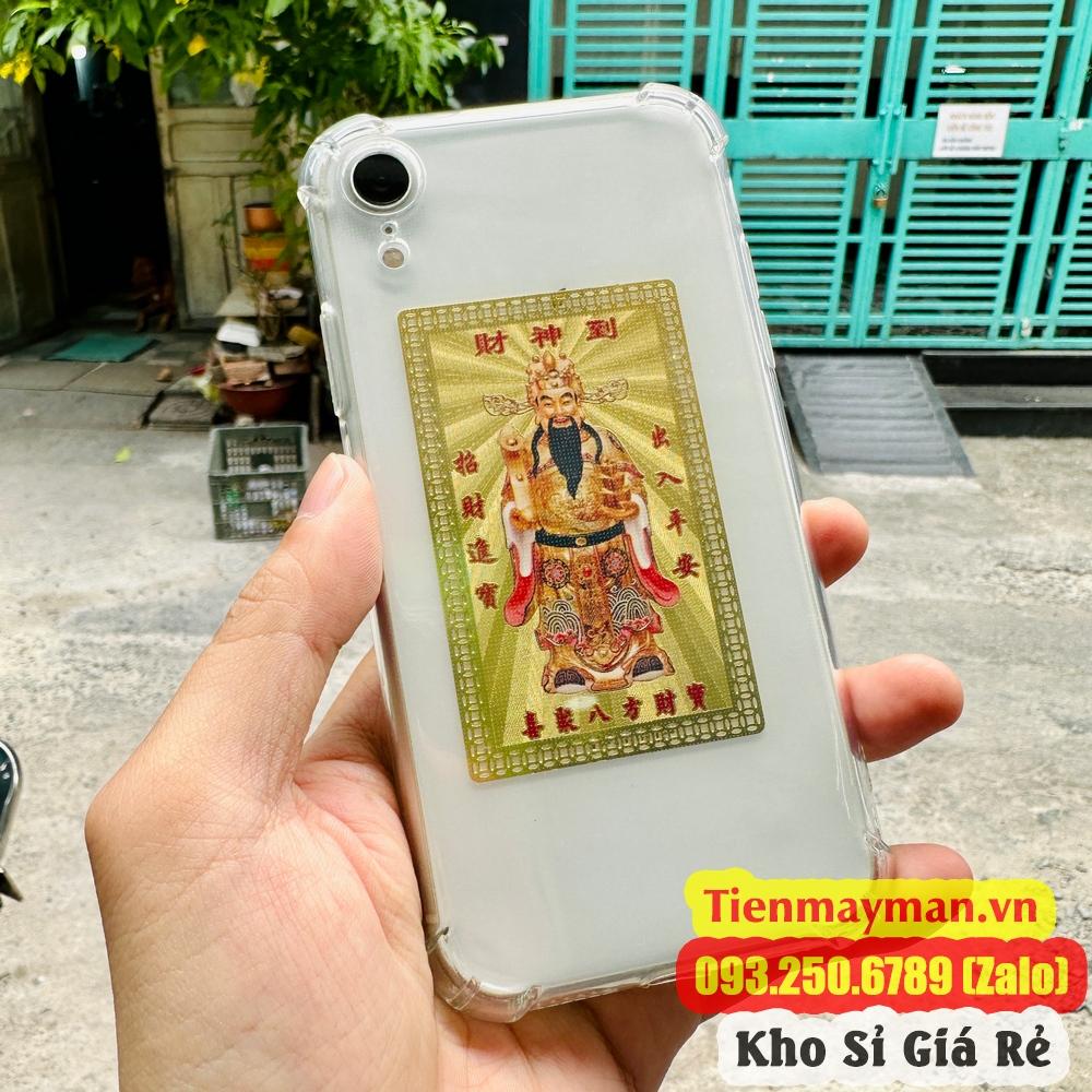 Thẻ kim bài thần tài Kim Loại - mở cung tài lộc may mắn