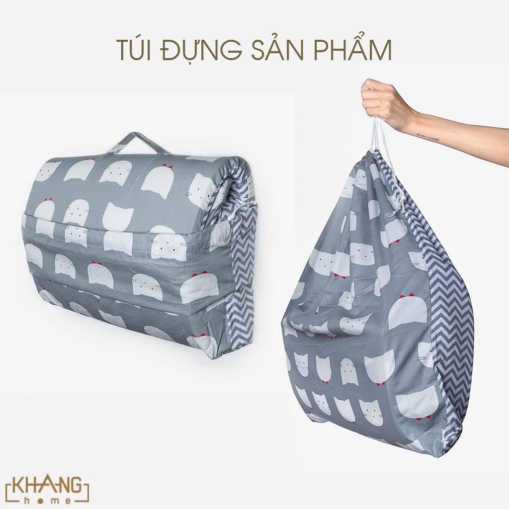 Bộ Nệm Trẻ Em Biến Hình Tiện Lợi Khang Home Baby-Bed-2Go - Chống Lún Giúp Bé Không Bị Cong Vẹo Cột Sống - Giúp Bé Ngủ Ngon Khi Đi Chơi Xa