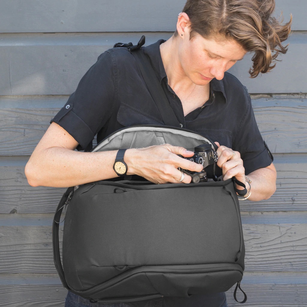Balo máy ảnh Peak Design Everyday Backpack Zip 20L Black Ver 2, Hàng chính hãng