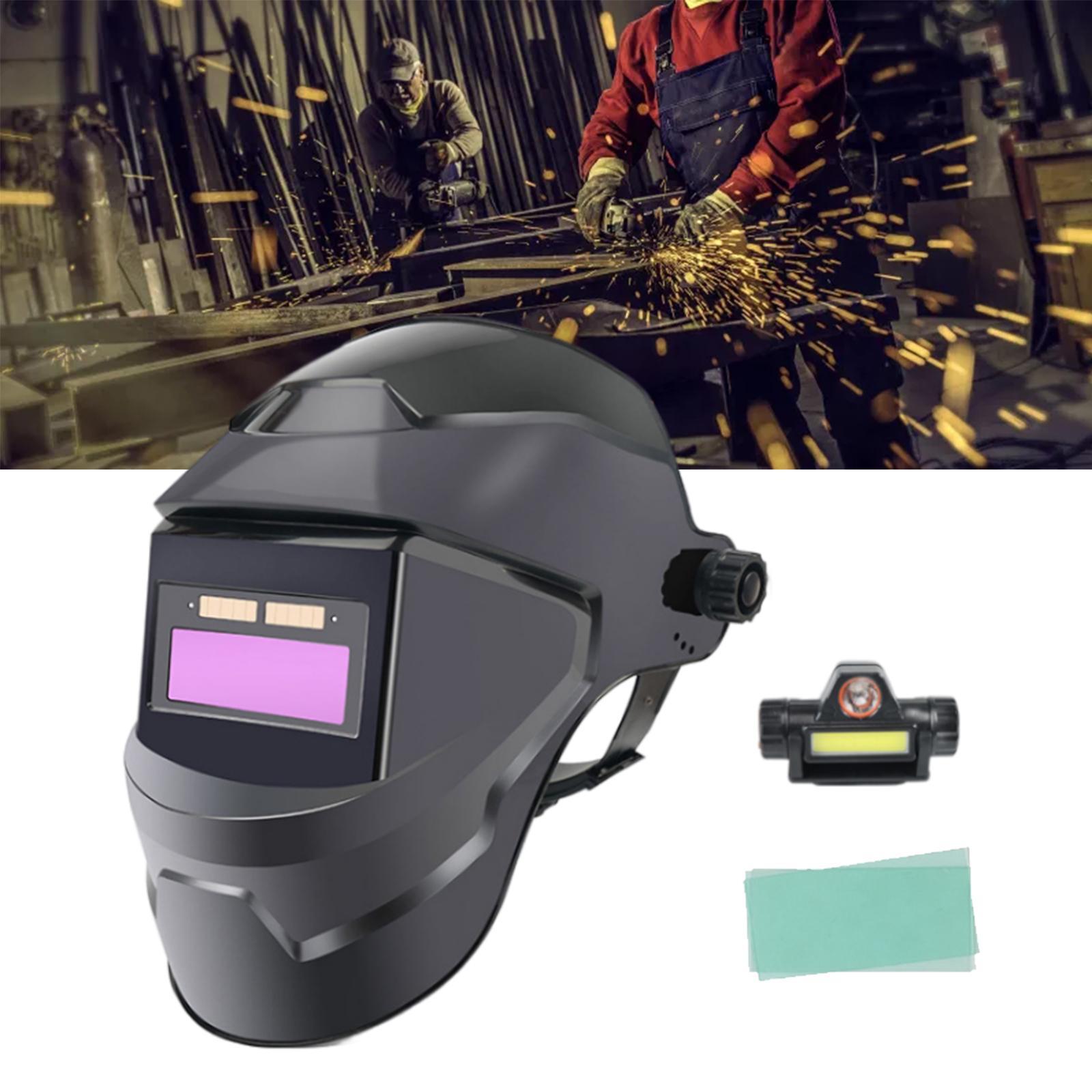 Solar Powered Welding Welder Welding Face Cover Eyes and Face Protection Large View True Protective Gear Welder