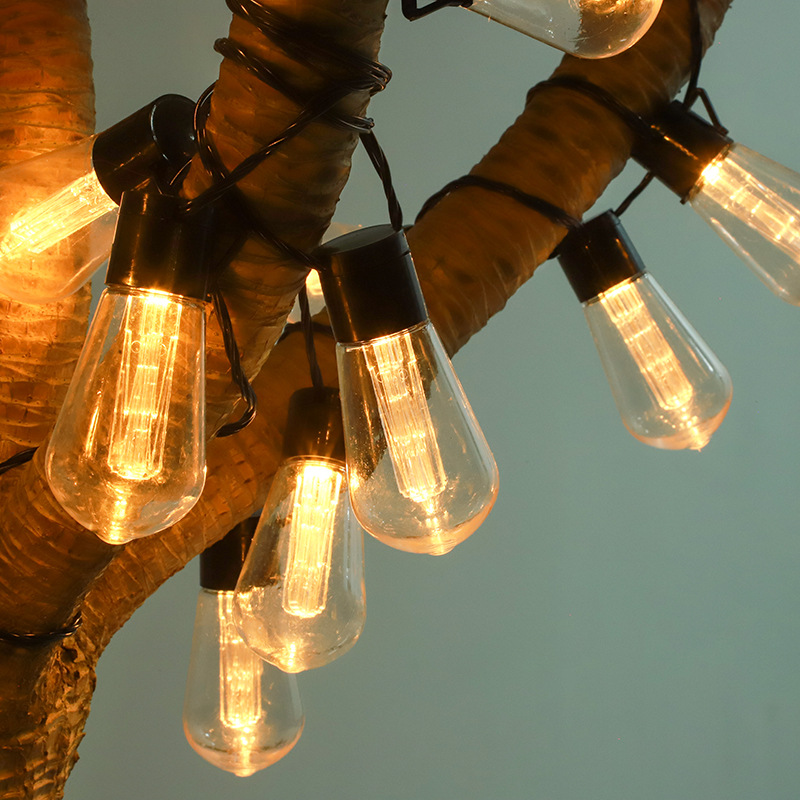 Đèn trang trí năng lượng mặt trời dây bóng led to, tiết kiệm điện, bóng siêu sáng, chống thấm nước - DA3176