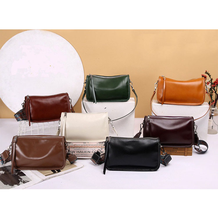 Túi xách đeo vai nữ da bò cao cấp BHM55607 chuẩn da thật, không bong tróc, đứt gãy