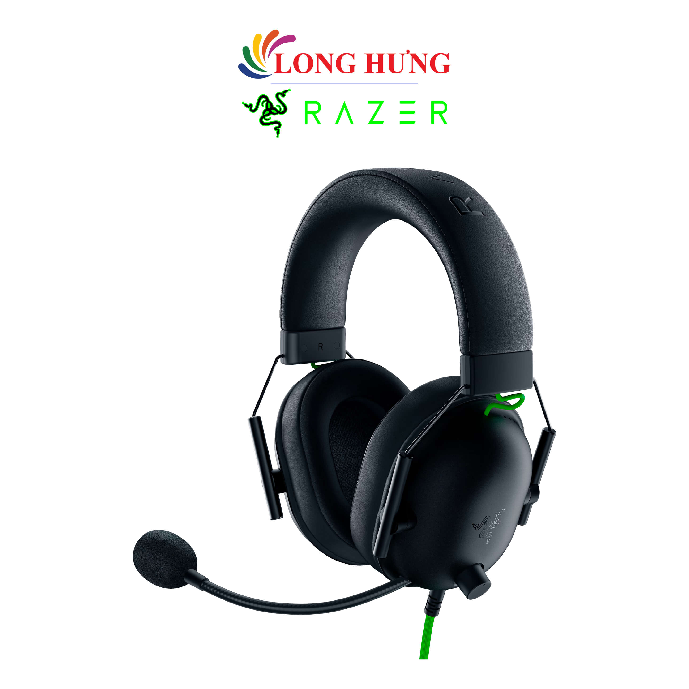 Tai nghe chụp tai có dây Gaming Razer BlackShark V2 X-Wired 3.5mm - Hàng chính hãng