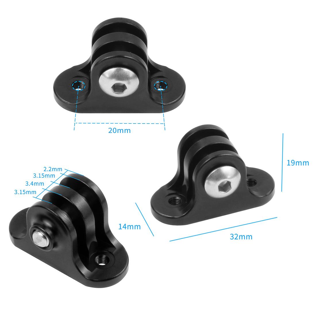 Bộ điều hợp đầu nối xe đạp mở rộng Bộ điều hợp cố định giá đỡ chân máy mini cho GoPro 11 Insta360 x3 One x Dji Osmo Action Camera