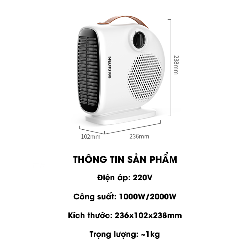 Máy sưởi đa năng Ph22102 - Hàng chính hãng