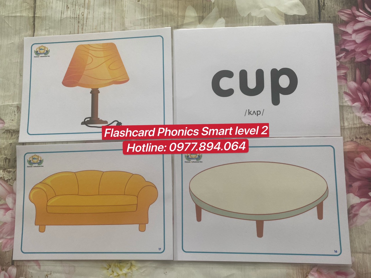 FLASHCARDS TIẾNG ANH SMART PHONICS 2 (93 thẻ) - giáo cụ cần thiết trong dạy học