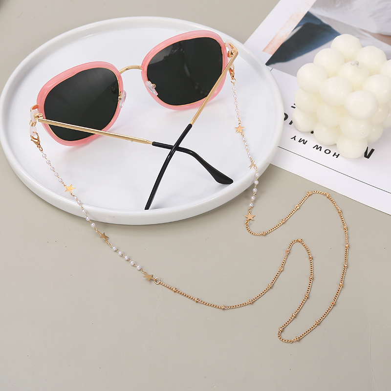 Chain kính phụ kiện đeo gọng kính ngôi sao nhỏ ấn tượng dây đeo airpod đeo khẩu trang chống thất lạc