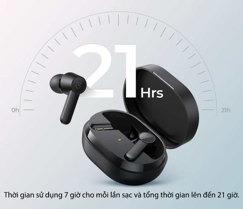 Tai Nghe Bluetooth Earbuds SoundPeats Q Trang bị 4 micro cùng công nghệ chống ồn cVc - Hàng Chính Hãng