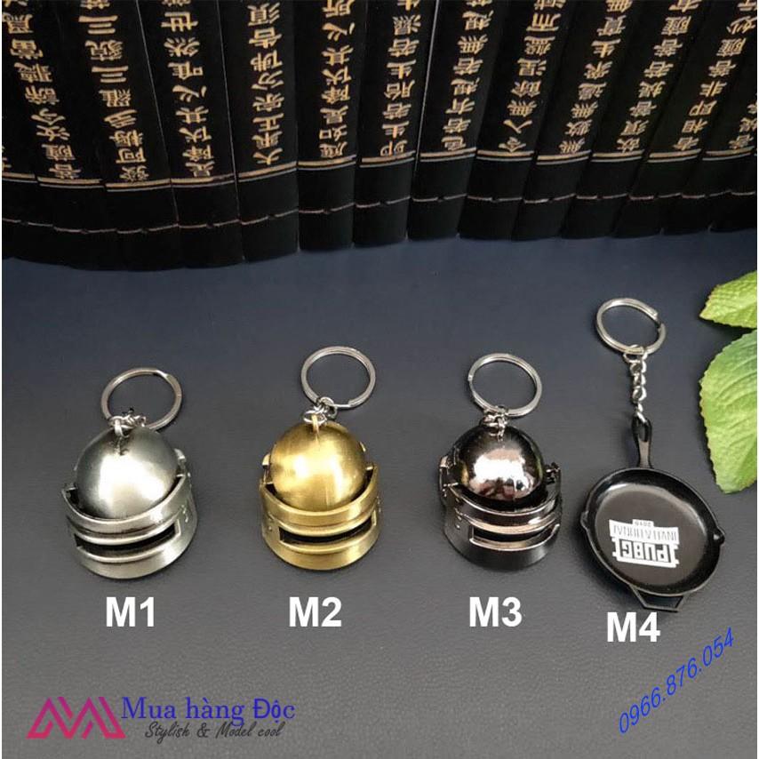 Móc Khóa Chảo Nón 3 game PUBG Chất ĐẸP COOL