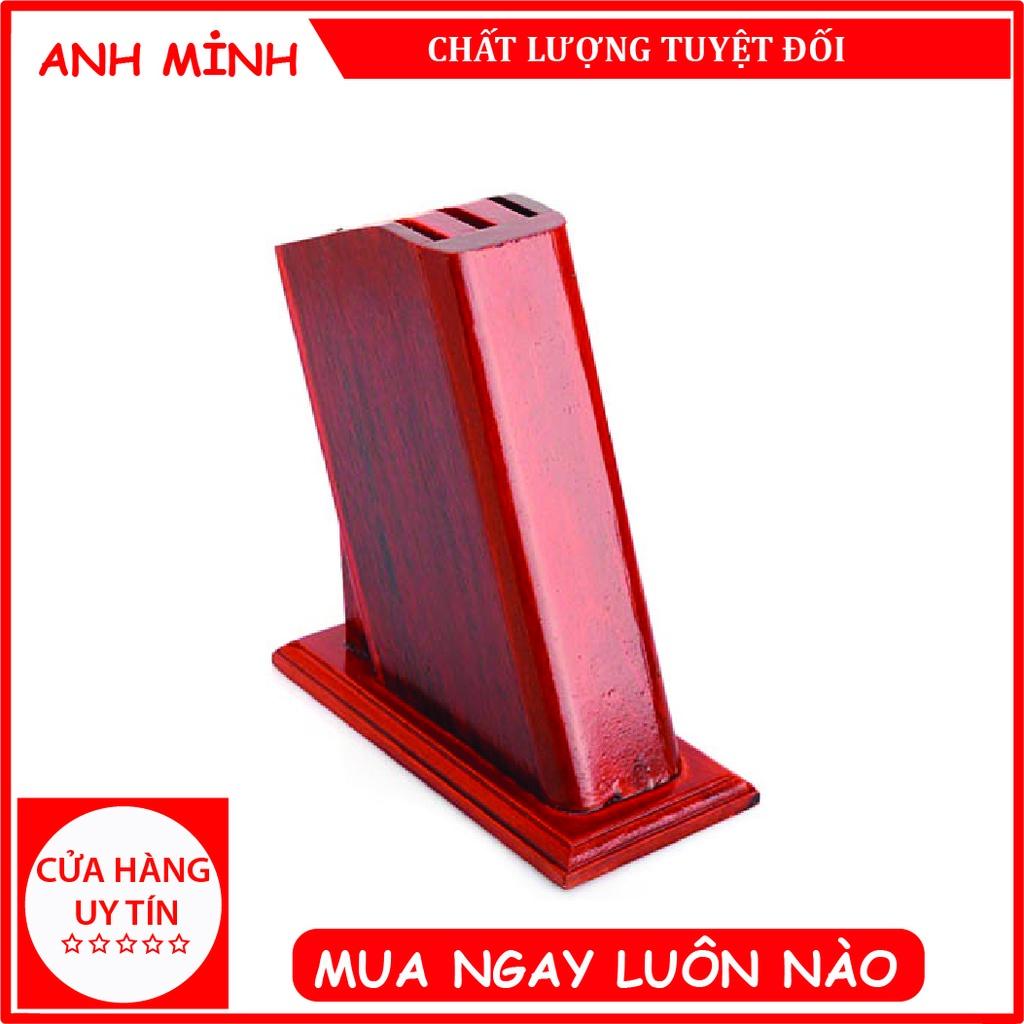 Cắm Dao Xéo Bằng Gỗ Trúc Tùng