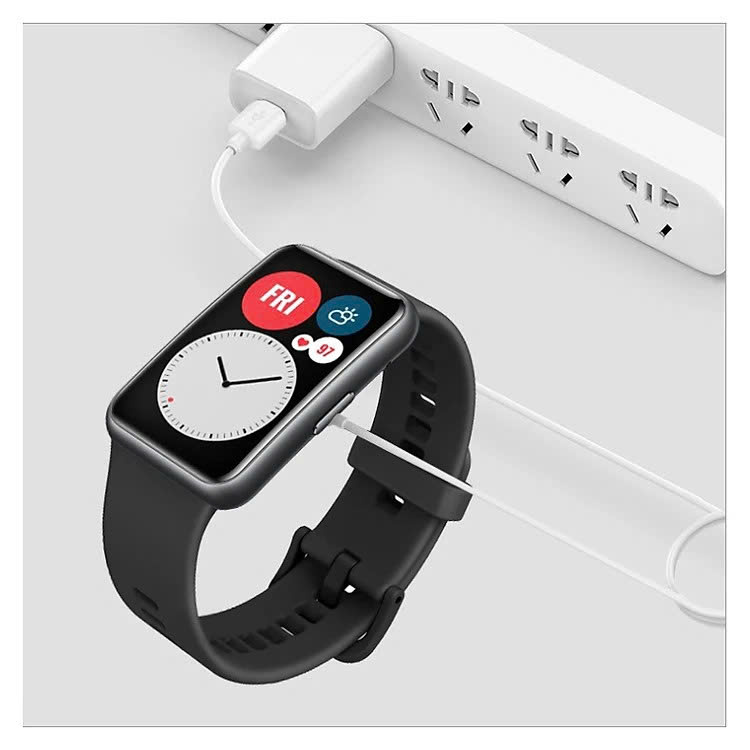 Dây Cáp Sạc Từ Tính Cho Huawei Band 6 7 8 9 10 / Honor Band 6 7 9 / Huawei Watch Fit 1 2 3 MÀU ĐEN - Hàng Nhập Khẩu