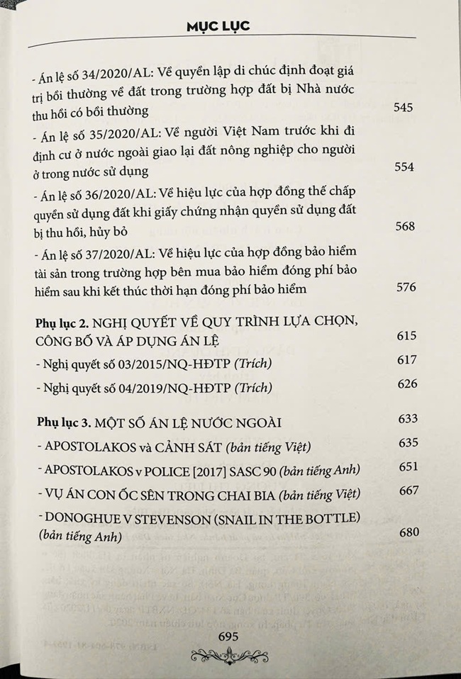 Bình Luận Khoa Học Bản Án Và Án Lệ