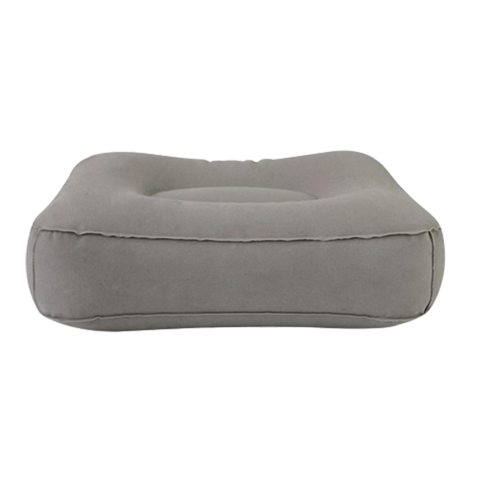Foot Rest Pillow, PVC Inflatable Foot Rest Mat , Travel Foot Rest Pillow for Office, Home, Travel, Car, Airplane