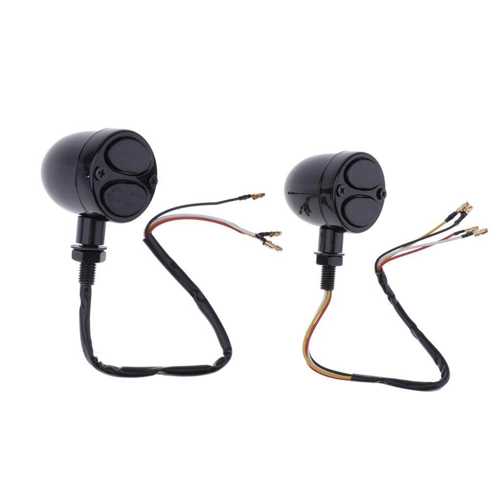 Motorcycle  Turn Signal Amber& Red Blinker Indicator Light for
