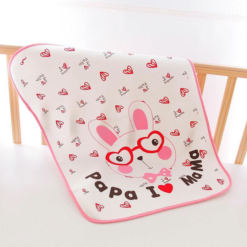 Tấm lót chống thấm lưới 3D I Love Pap&amp;Mama 50*70cm