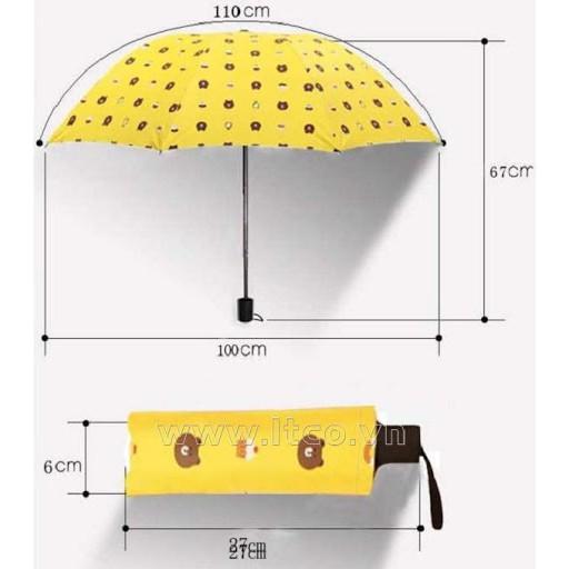 Ô kẻ gấu gấp gọn.