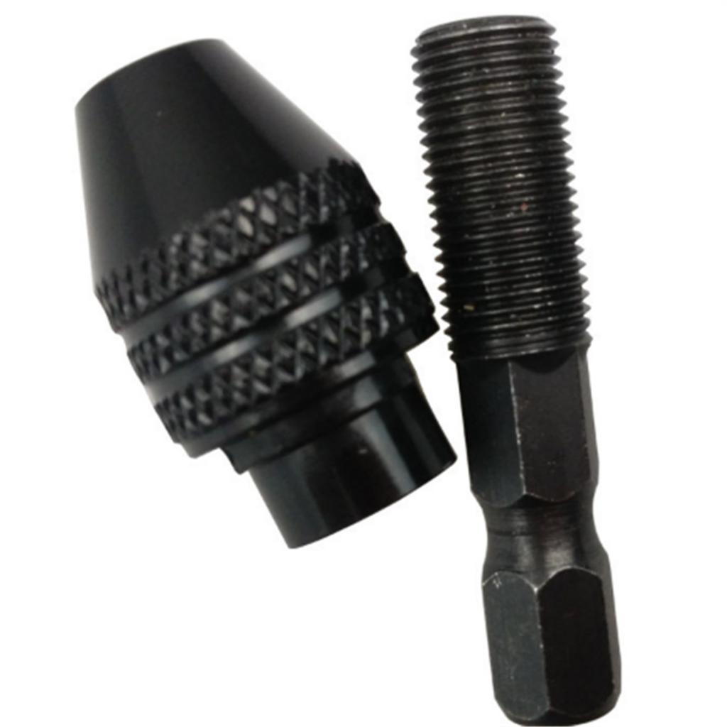 Keyless Drill Chuck Three-Jaw 0.3mm-6.5mm Fixture Clamp Conversion Kit